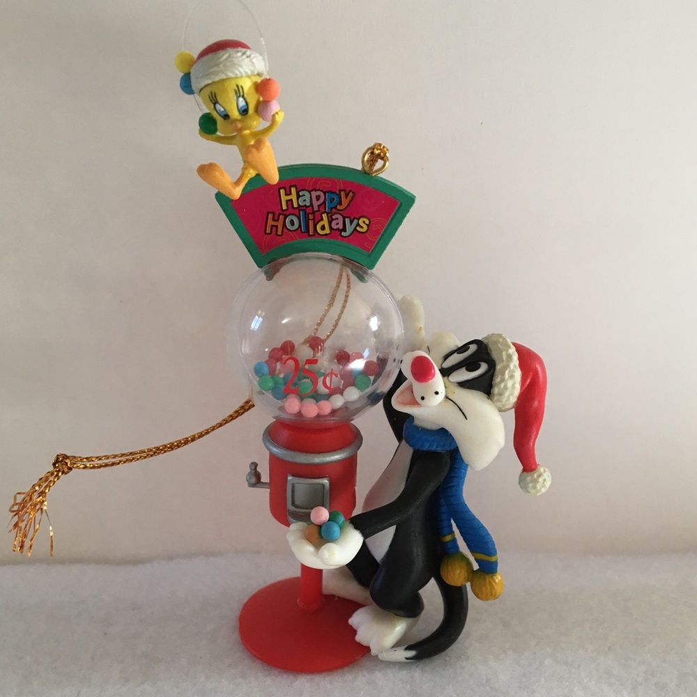 Sylvester and Tweety Bird Ornament